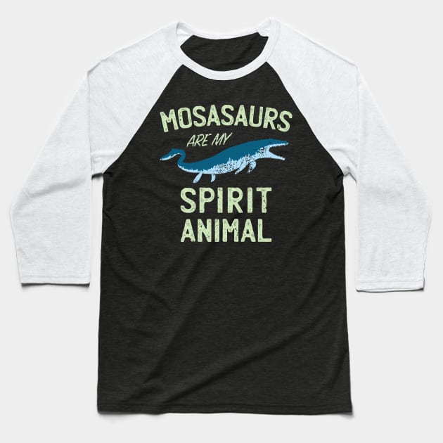 Mosasaurs are my Spirit Animal | Jurassic World Dinosaur Tee Baseball T-Shirt by IncognitoMode